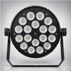 Refletor LED Slim 18x10W RGBW com Case 10 Peças