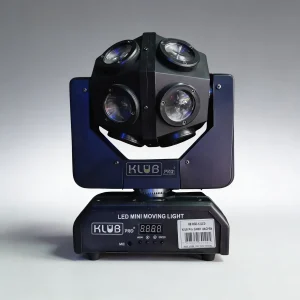 BOLA MALUCA 12 LED RGBW – 10W RGBW COM PAN E TILT INFINITO