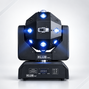 Bola Maluca 3 em 1 KM-6800 – Efeitos Avançados com LED, Gobo e Laser