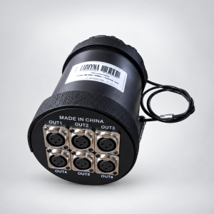 Spliter DMX 1 Entrada e 6 Saídas – KLUB