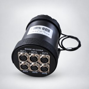Spliter DMX 1 Entrada e 6 Saídas – KLUB