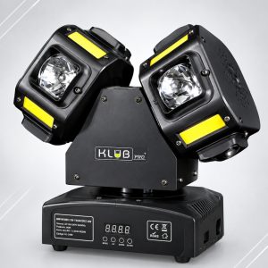 Multi Raio LED Aurora COB – Potência, Estilo e Efeitos Dinâmico