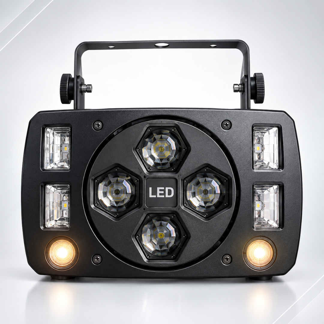 Multi Raio Bee Eye 5 em 1 – Efeitos Completos em Um Só Equipamento