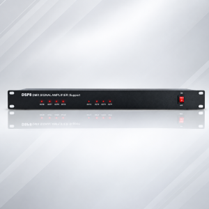 Splitter DMX 2 Entradas e 8 Saídas SP2N-8S KLUB