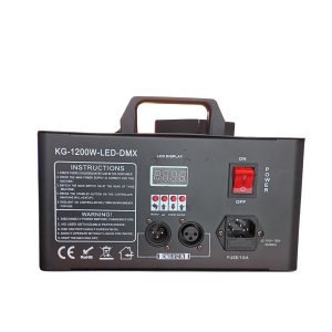 MÁQUINA DE FUMAÇA KG-1200W VULCAN DMX