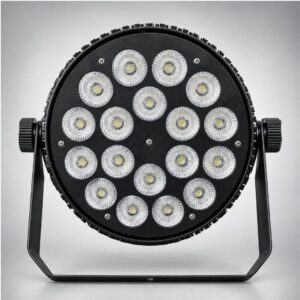 Refletor LED Slim 18x18W RGBWA+UV com Case 10 Peças