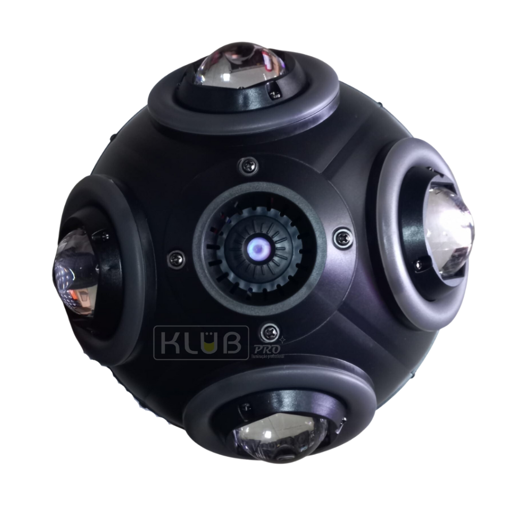 Meia Bola com Laser KE-70 – LED RGBW e Laser Verde - Imagem 4