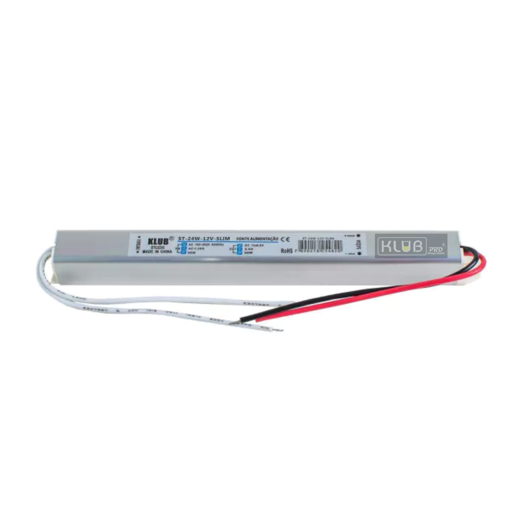 Fonte de Alimentação Super Slim 24W x 12V 2A - Imagem 2