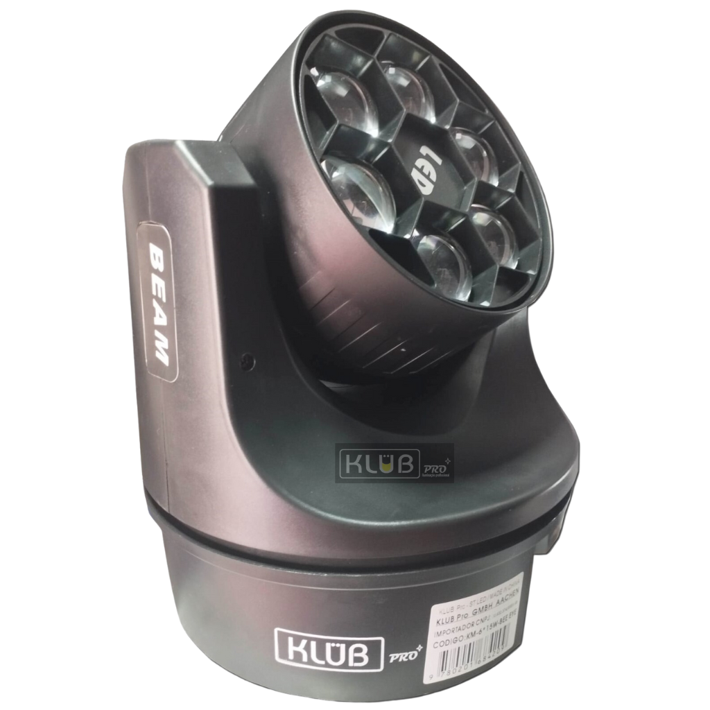 Moving Head Bee Eye 6x15W RGBW - Imagem 4