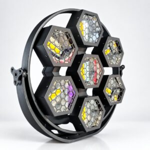 Colmeia Hexa LED COB RGB + Âmbar KC7-RGB