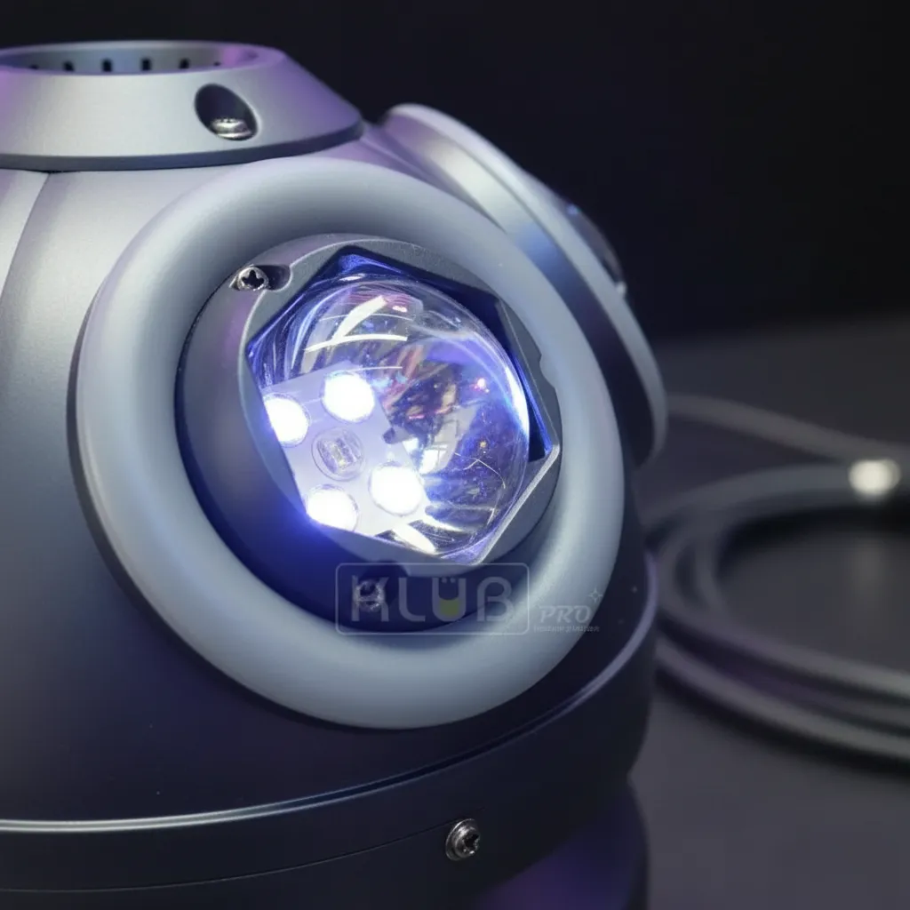 Meia Bola com Laser KE-70 – LED RGBW e Laser Verde - Imagem 3