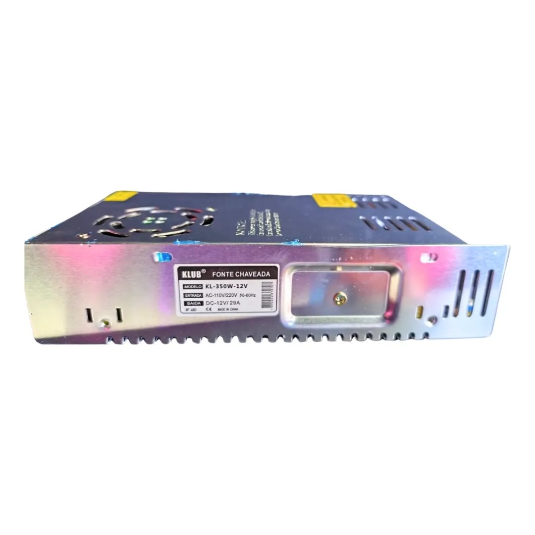 Fonte Chaveada KLUB 350W x 12V 29A - Imagem 3
