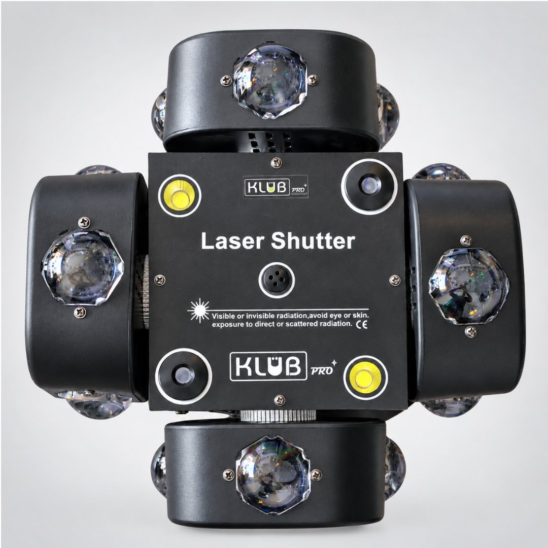 Multi Raio LED KF-8100 – Potência, Cor e Efeitos Dinâmicos