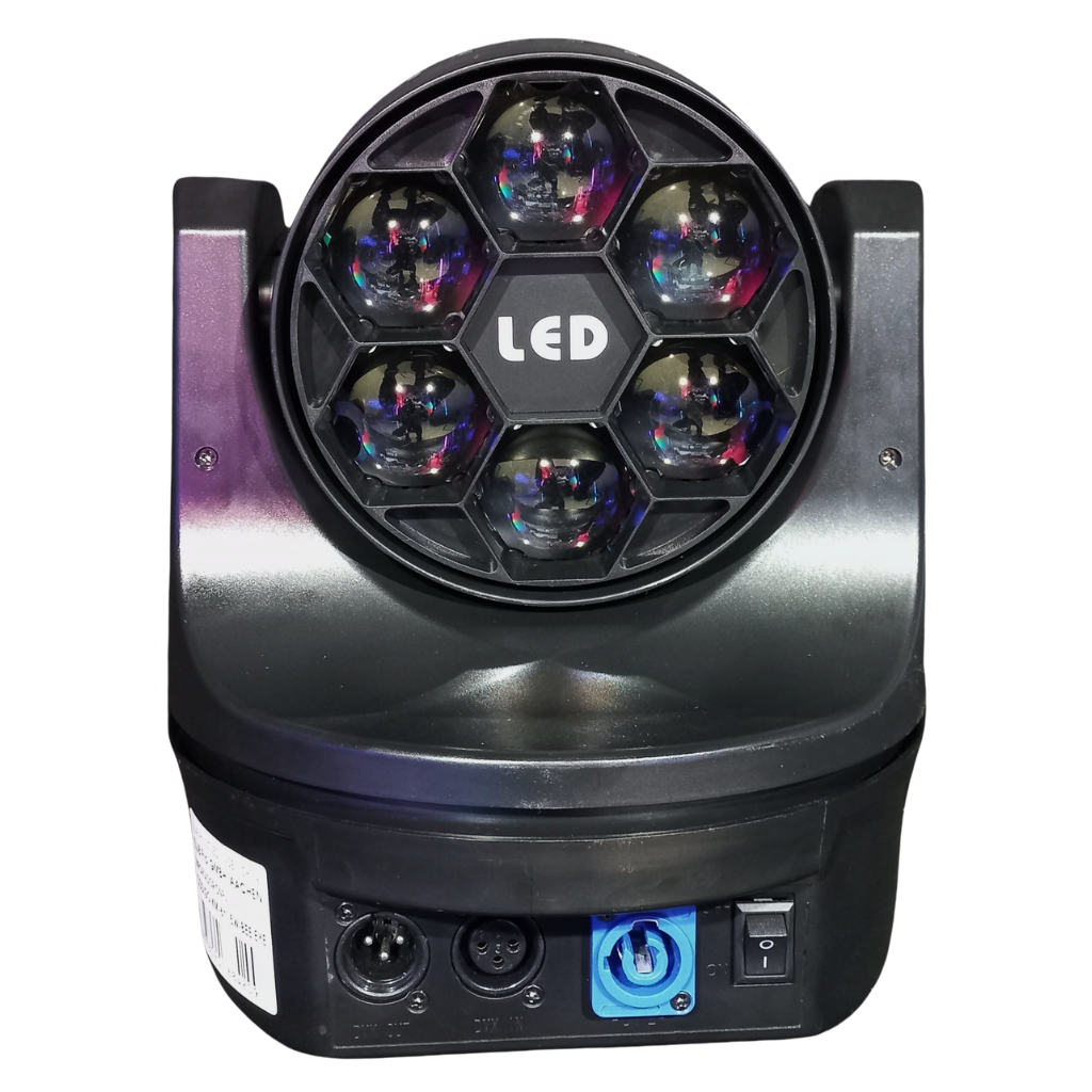 Moving Head Bee Eye 6x15W RGBW - Imagem 3