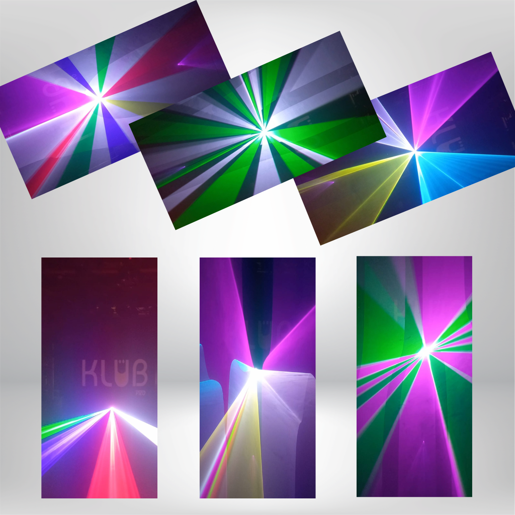 Laser Holográfico 3D RGB 2,5W K1-2500 - Imagem 8