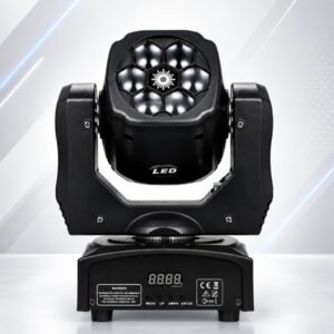 Mini Moving Head Bee Eye 50W com Laser