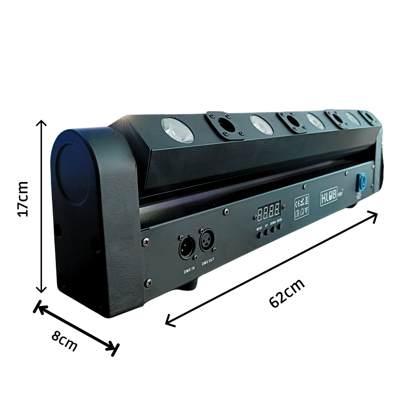 Ribalta 4 LED RGB + 4 Laser RGB Tilt - Imagem 5